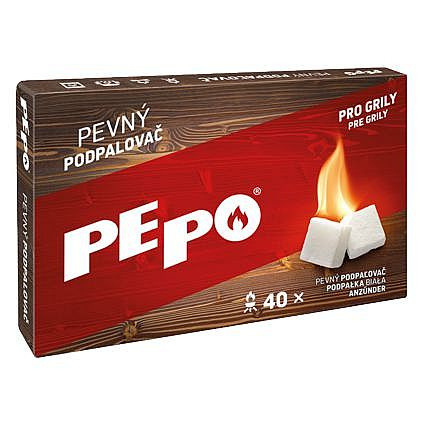 Podpalovač pevný - krabička 40 podpalů