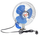 Ventilátor 12V kovový 6.5", pevné uchycení