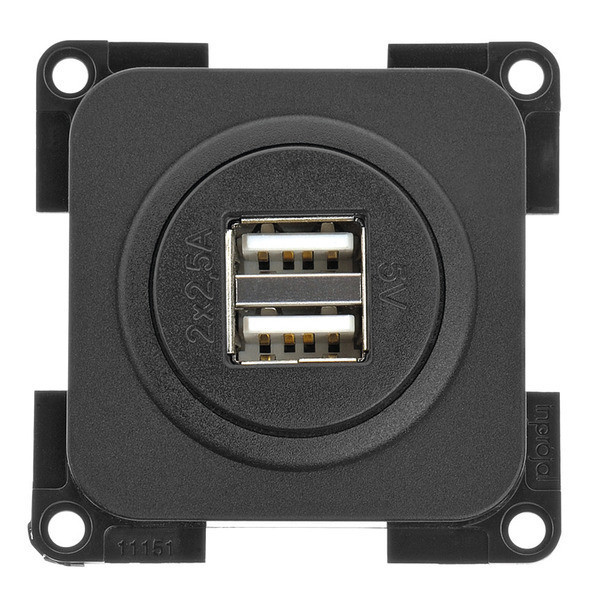 USB dvojitá nabíjecí zásuvka 5V/2x 2,5A