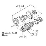 Trubka výfuku E2400 AA24 33mm