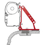 Adaptér na uchycení markýzy Fiamma F45 a F35pro na stěnu VW T5/T6 bez střešní kolejnice