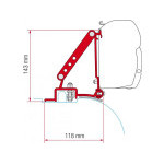 Adaptér pro uchycení markýzy Fiamma F45S a F70 na stěnu Citroën Jumper/Fiat Ducato/Peugeot Boxer L2/L3/L4/H2 (2006-)