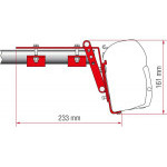 Adaptér FIAMMA F45/Compass pro střešní lištu Kit