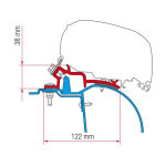 Adaptér na uchycení markýzy Fiamma F65S a F80S na střechu Renault Master/Opel Movano/Nissan Interstar L2/L3/H2 (1997-2011)