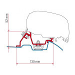 Adaptér na uchycení markýzy Fiamma F65S na střechu se střešní kolejnicí VW Crafter/Mercedes Sprinter H2 (2006-2017)