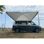 Sluneční střecha/awning k dodávce REIMO TENT MAURITIUS PREMIUM, 300 cm, šedá