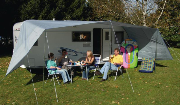 Sluneční střecha REIMO TENT Como 10, 900 cm, světle šedá