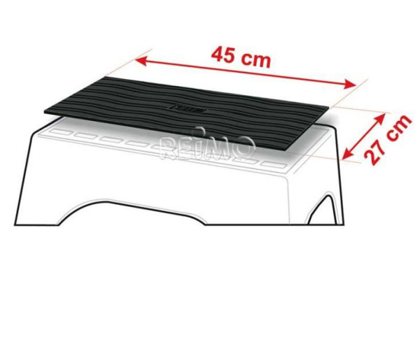 Protiskluzová rohožka schodu FIAMMA Magnum (450x270 mm)