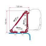 Adaptér na uchycení markýzy Fiamma F45 a F70 na střechu Renault Master 98/Citroën Jumper/Fiat Ducato/Peugeot Boxer