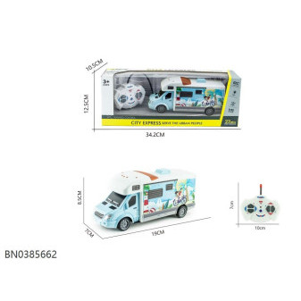 Hračka obytný karavan 1:32 na dálkové ovládání