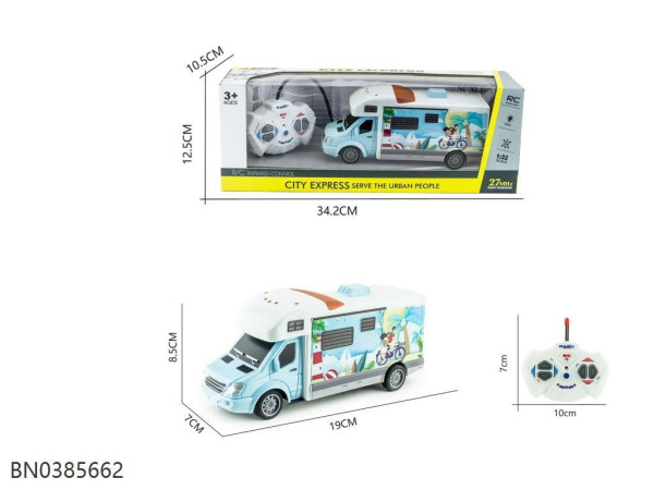 Hračka obytný karavan 1:32 na dálkové ovládání