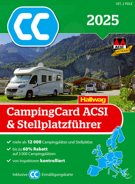 Průvodce ACSI Pitch Guide a Camping Card 2025