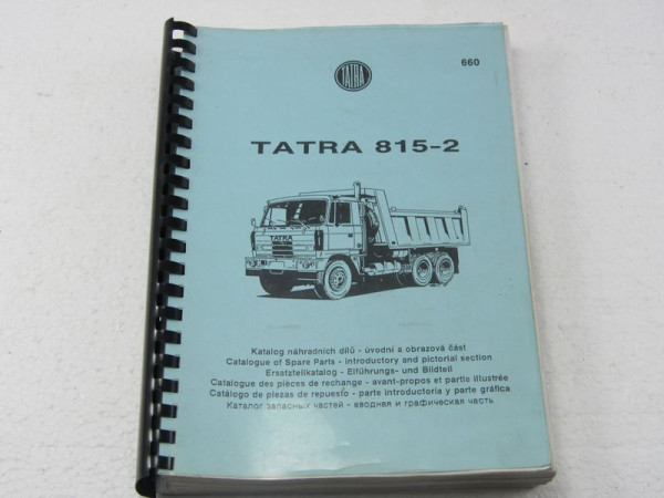 Katalog 660 T815-2 staré vydání TATRA