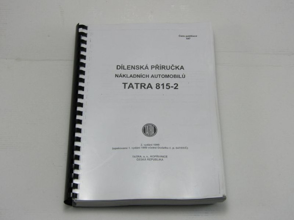 WORKSHOP MANUAL 647/C 2.V.1999