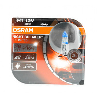 BULB 12V H1 OSRAM NIGHTBreaker-DUO