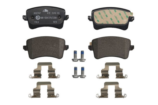 SET OF BRAKING PADS