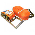 LASHING BELT 8t/4m WITH HOOK AND RATCHET