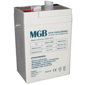 Akumulátor Pb  MGB VRLA AGM 6V/4Ah