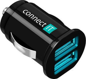 Connect IT CI-176 nabíječka do auta 2 x USB