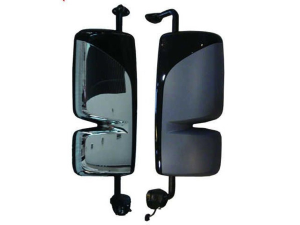 MIRROR GLASS PANORAMATIC L, 24V, MB Actros MP3 191x193 MEKRA