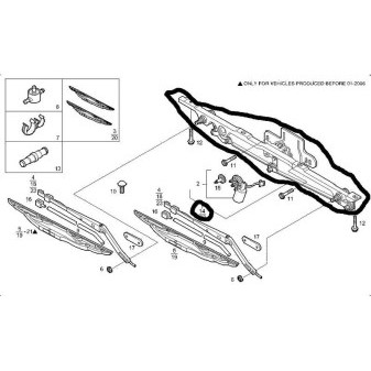 Mechanismus stěračů Iveco