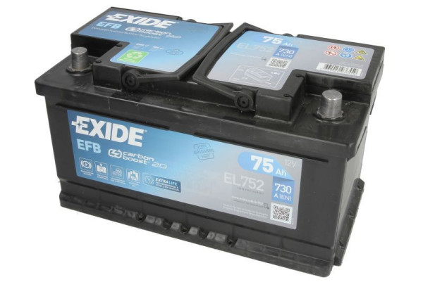 Autobaterie Exide 12V/75 Ah EFB start-stop