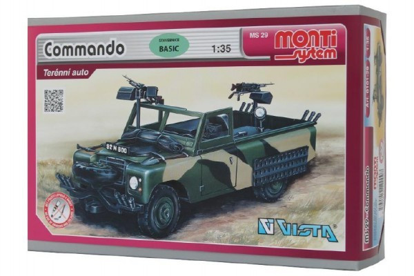 Model skládačka Land Rover Comando