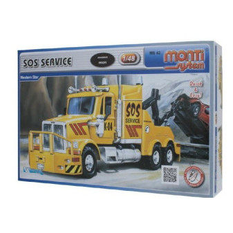 Model skládačka Western star SOS service