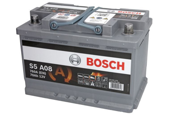 Autobaterie BOSCH 12V/70Ah 760A AGM