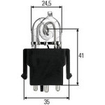 Žárovka XENON X1 12/24V 25W do majáku MD001786 K6620 HELLA