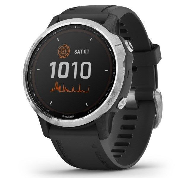 Garmin fenix6S Solar, Silver/Black Band - zrušeno!