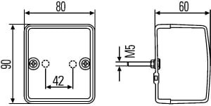 Svítilna couvací 2ZR996 012-101