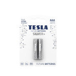 Baterie AAA SILVER 1,5V alkalická TESLA - balení 2 kusů