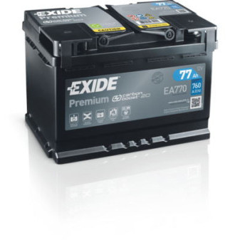 Autobaterie EXIDE 12V77Ah CARBON