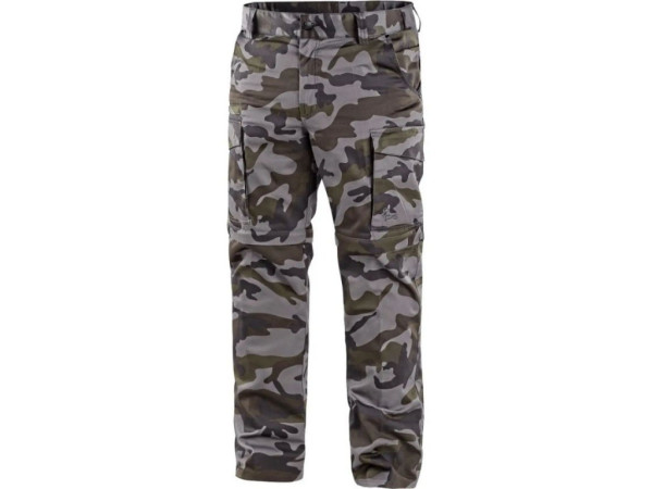 Kalhoty CXS CAMO, pánské, maskáčové, s odepínacími nohavicemi, vel. 50