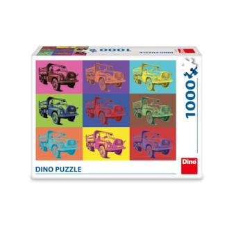 Hračka Puzzle Pop art Tatra 1000 dílků