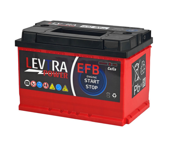 Autobaterie LEVTRA EFB 12V/78 Ah 720A start-stop