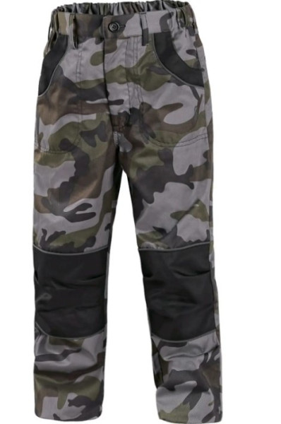 Kalhoty dětské maskáčové, CXS CAMO, vel. 150, CANIS