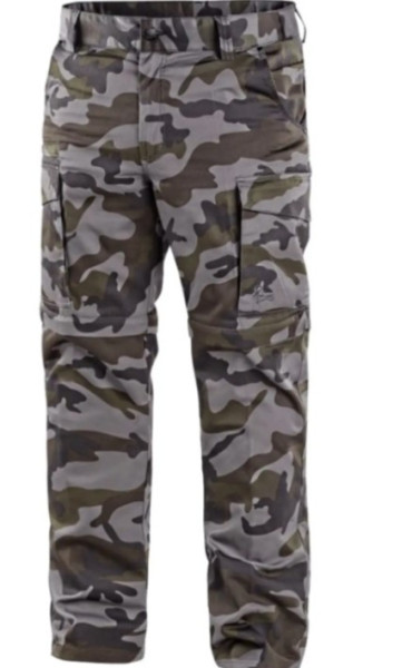 Kalhoty CXS CAMO, pánské, maskáčové, s odepínacími nohavicemi, vel. 60