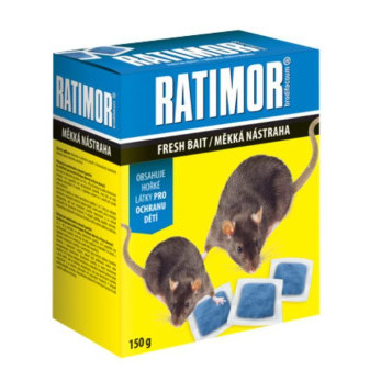 Nástraha / jed na myši Ratimor 150g, krabička