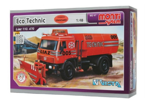 Model skládačka LIAZ Eco Technic LIAZ,KAROSA 1:48