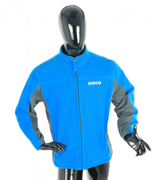 Bunda fleece IVECO modrá 3XL