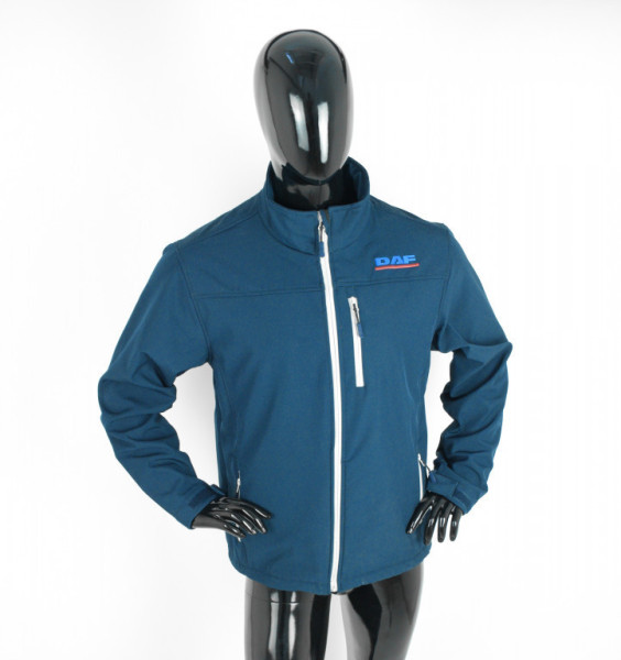 Bunda softshell DAF modrá M