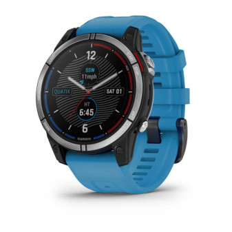 Hodinky Garmin quatrix 7 - Standard - modré