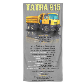 Osuška TATRA 815 žlutá, 70x140