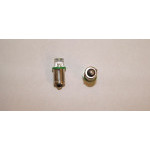 BULB 12V 4W BA9s LED GREEN JAGAN I, 2 PCS IN PACKING