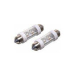 Žárovka 4LED 12V 0,49W suf. SV8,5 38mm bílá 2ks