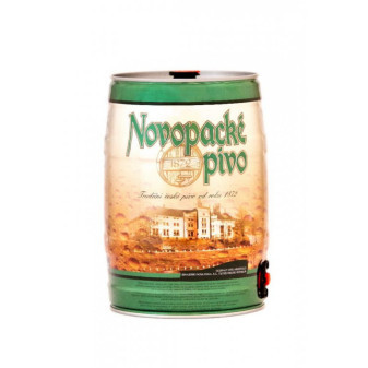 Kryštof 4.3% - výčepní světlé - Novopacké pivo - soudek 5L