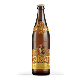 Opat 12% - medový ležák - pivovar Broumov -0.5L