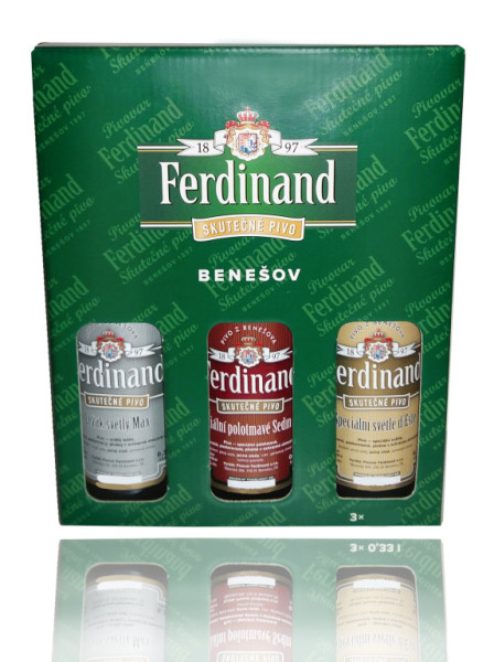 Ferdinand Multipack - 3 druhy piva - Ferdinand pivovar - 3 x 0.5L